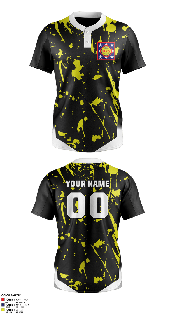 Two Button Softball Jersey, Diamond Youth Softball, Softball, Teamtime, Team time, sublimation, custom sports apparel, team uniforms, spirit wear, spiritwear, sports uniforms, custom shirts, team store, custom team store, fundraiser sports, apparel fundraiser