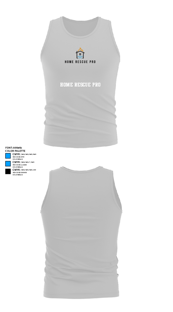 Tank Top, Home Rescue Pro, , Teamtime, Team time, sublimation, custom sports apparel, team uniforms, spirit wear, spiritwear, sports uniforms, custom shirts, team store, custom team store, fundraiser sports, apparel fundraiser
