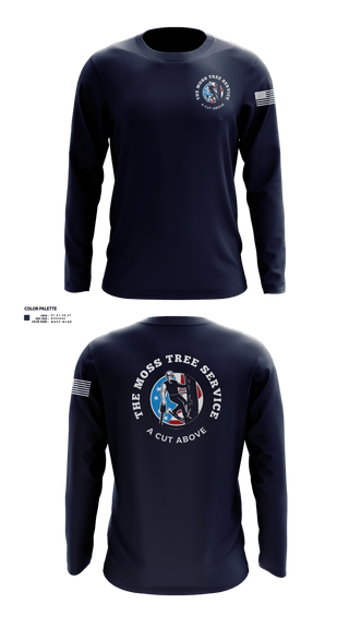 Long Sleeve Performance Shirt, The Moss Tree Service, , Teamtime, Team time, sublimation, custom sports apparel, team uniforms, spirit wear, spiritwear, sports uniforms, custom shirts, team store, custom team store, fundraiser sports, apparel fundraiser