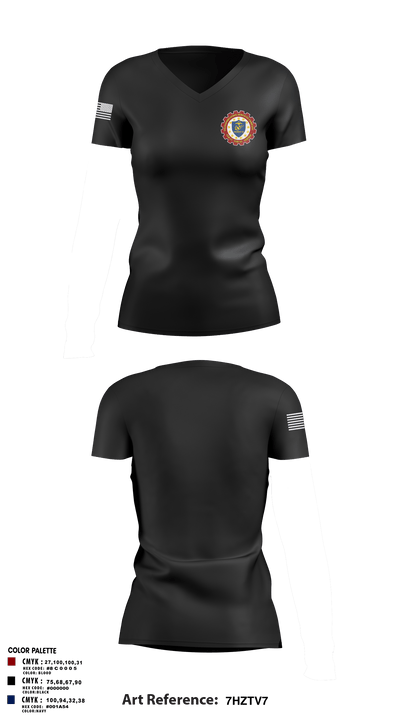 CLB25 TSC PROVIDENCE,  RI. 32420216 Women's Long Sleeve V-neck Shirt - 3
