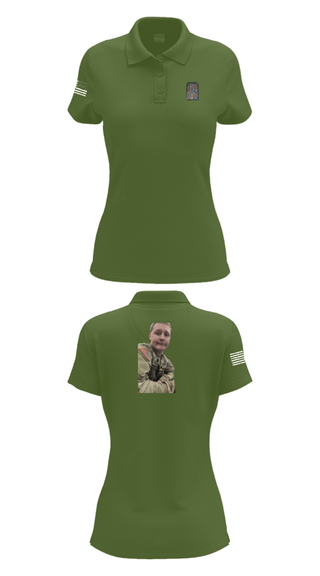 Women's Short Sleeve Performance Polo, 440 th Chem, Army, Teamtime, Team time, sublimation, custom sports apparel, team uniforms, spirit wear, spiritwear, sports uniforms, custom shirts, team store, custom team store, fundraiser sports, apparel fundraiser