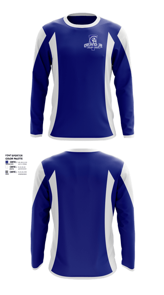 Long Sleeve Performance Shirt, Orland Jr Trojans Cheer, Cheer, Teamtime, Team time, sublimation, custom sports apparel, team uniforms, spirit wear, spiritwear, sports uniforms, custom shirts, team store, custom team store, fundraiser sports, apparel fundraiser