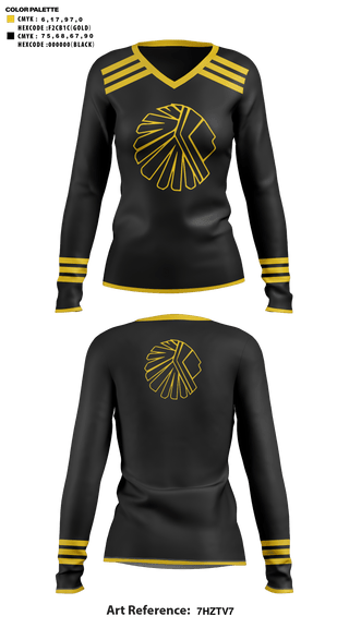 Womens Long Sleeve Vneck Shirt, Van-Far R-1 Junior High School Cheer, Cheer, Teamtime, Team time, sublimation, custom sports apparel, team uniforms, spirit wear, spiritwear, sports uniforms, custom shirts, team store, custom team store, fundraiser sports, apparel fundraiser