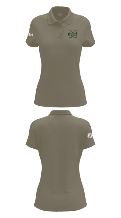 Monahans High School Volleyball 83796178 Women's Short Sleeve Performance Polo  - 30