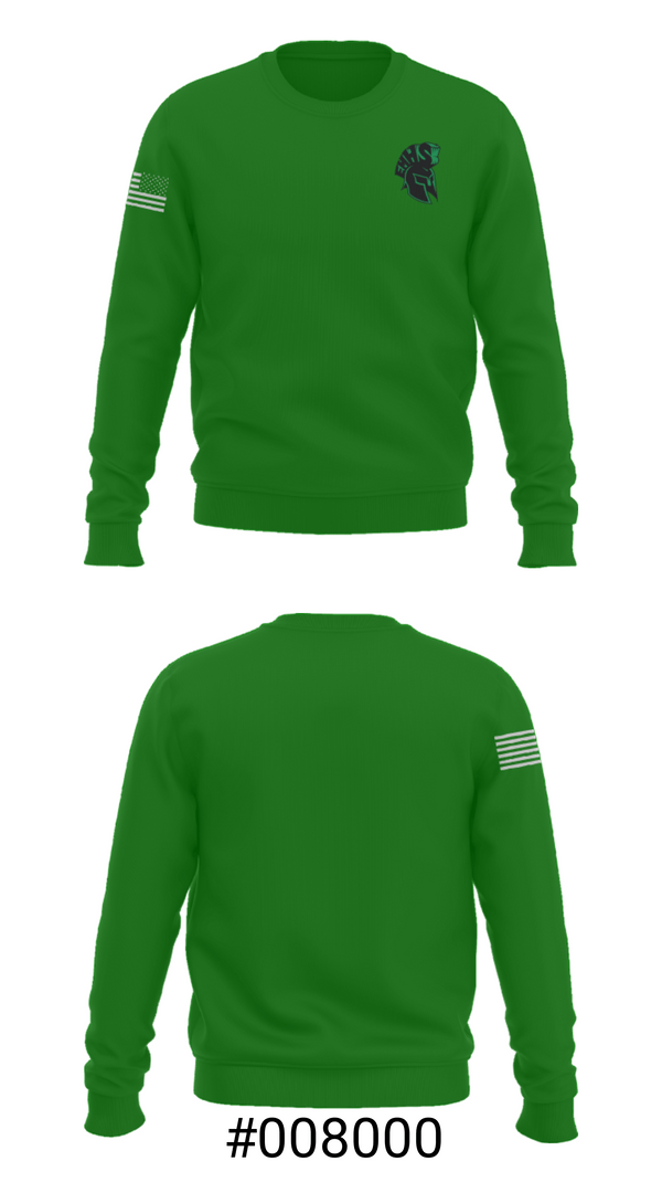 Crew Neck Sweatshirt, Elmont Memorial High School Track, Track & Field, Teamtime, Team time, sublimation, custom sports apparel, team uniforms, spirit wear, spiritwear, sports uniforms, custom shirts, team store, custom team store, fundraiser sports, apparel fundraiser
