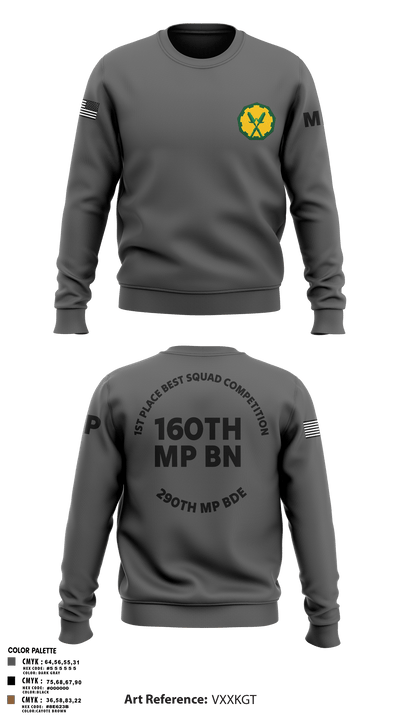 160th mp bn 37897815 Crew Neck Sweatshirt - 104