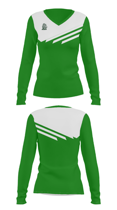 Women's Long Sleeve Vneck Shirt, Jackson Reed High School Track, Track & Field, Teamtime, Team time, sublimation, custom sports apparel, team uniforms, spirit wear, spiritwear, sports uniforms, custom shirts, team store, custom team store, fundraiser sports, apparel fundraiser