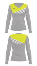 Marlboro County High School Track 94418087 Women's Long Sleeve V-neck Shirt - 28