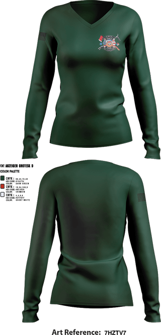 Womens Long Sleeve Vneck Shirt, 73, Fire Department, Teamtime, Team time, sublimation, custom sports apparel, team uniforms, spirit wear, spiritwear, sports uniforms, custom shirts, team store, custom team store, fundraiser sports, apparel fundraiser