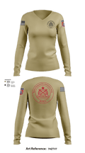 B.N.R.A 22892000 Women's Long Sleeve V-neck Shirt - 102