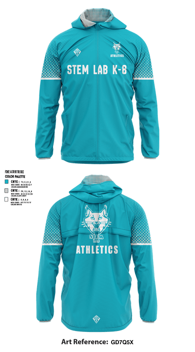 Stem Lab K-8 School 6554964 Windbreaker - 1