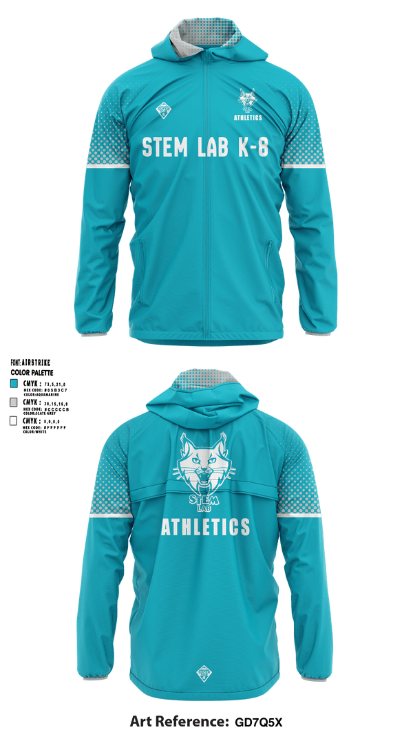 Windbreaker, Stem Lab K-8 School, Spirit Store, Teamtime, Team time, sublimation, custom sports apparel, team uniforms, spirit wear, spiritwear, sports uniforms, custom shirts, team store, custom team store, fundraiser sports, apparel fundraiser