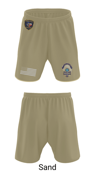 Athletic Shorts With Pockets, Crowley Police Department, , Teamtime, Team time, sublimation, custom sports apparel, team uniforms, spirit wear, spiritwear, sports uniforms, custom shirts, team store, custom team store, fundraiser sports, apparel fundraiser