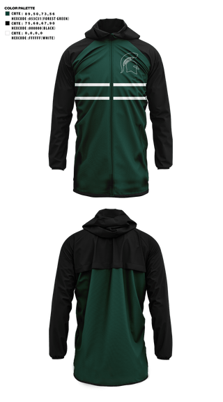 Windbreaker, Pembroke Jr Spartans, Cheer, Teamtime, Team time, sublimation, custom sports apparel, team uniforms, spirit wear, spiritwear, sports uniforms, custom shirts, team store, custom team store, fundraiser sports, apparel fundraiser