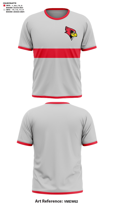 Central Junior High School Golf 27660603 Short Sleeve Performance Shirt - 41