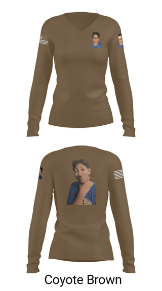 Womens Long Sleeve Vneck Shirt, Quasar 99-Q, Police, Teamtime, Team time, sublimation, custom sports apparel, team uniforms, spirit wear, spiritwear, sports uniforms, custom shirts, team store, custom team store, fundraiser sports, apparel fundraiser