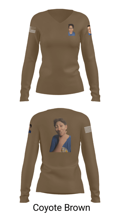 Quasar 99-Q 24782003 Women's Long Sleeve V-neck Shirt - 16