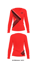 Penn Cambria High School Softball 41151798 Women's Long Sleeve V-neck Shirt - 29
