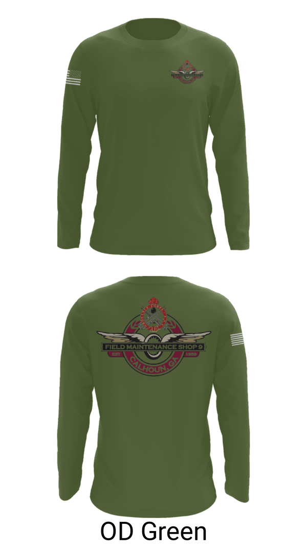 Long Sleeve Performance Shirt, FMS Calhoun, National Guard, Teamtime, Team time, sublimation, custom sports apparel, team uniforms, spirit wear, spiritwear, sports uniforms, custom shirts, team store, custom team store, fundraiser sports, apparel fundraiser