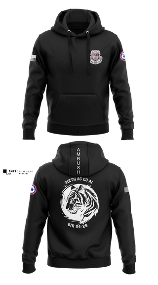 Hoodie, 312th HR CO, A1 Postal, Army, Teamtime, Team time, sublimation, custom sports apparel, team uniforms, spirit wear, spiritwear, sports uniforms, custom shirts, team store, custom team store, fundraiser sports, apparel fundraiser