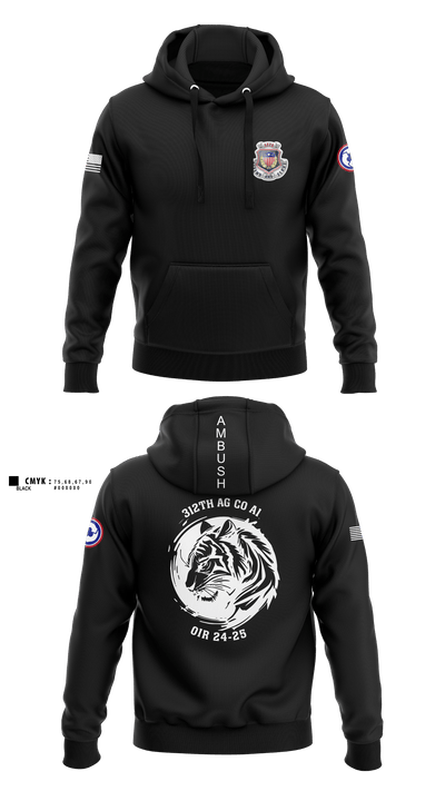 312th HR CO, A1 Postal 64167397 Hoodie - 7