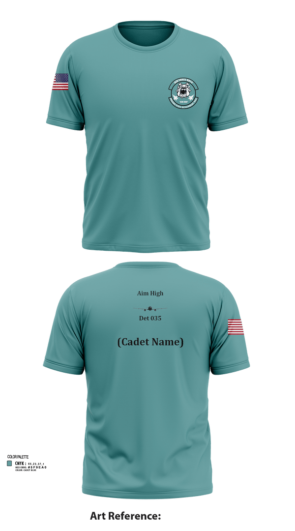Short Sleeve Performance Shirt, Detachment 035, Air Force, Teamtime, Team time, sublimation, custom sports apparel, team uniforms, spirit wear, spiritwear, sports uniforms, custom shirts, team store, custom team store, fundraiser sports, apparel fundraiser