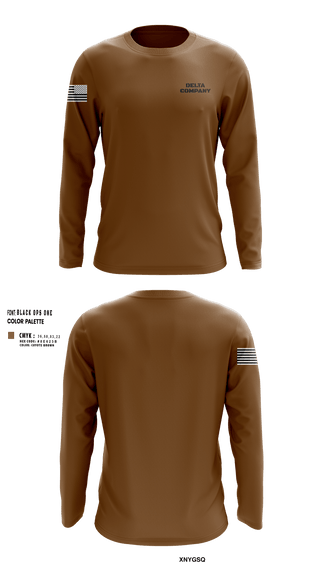 Long Sleeve Performance Shirt, Delta company, Army, Teamtime, Team time, sublimation, custom sports apparel, team uniforms, spirit wear, spiritwear, sports uniforms, custom shirts, team store, custom team store, fundraiser sports, apparel fundraiser