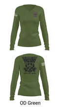 61st CST 56297636 Women's Long Sleeve V-neck Shirt - 57