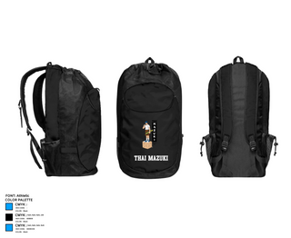 Gear Bag, Thai Mazuki, , Teamtime, Team time, sublimation, custom sports apparel, team uniforms, spirit wear, spiritwear, sports uniforms, custom shirts, team store, custom team store, fundraiser sports, apparel fundraiser