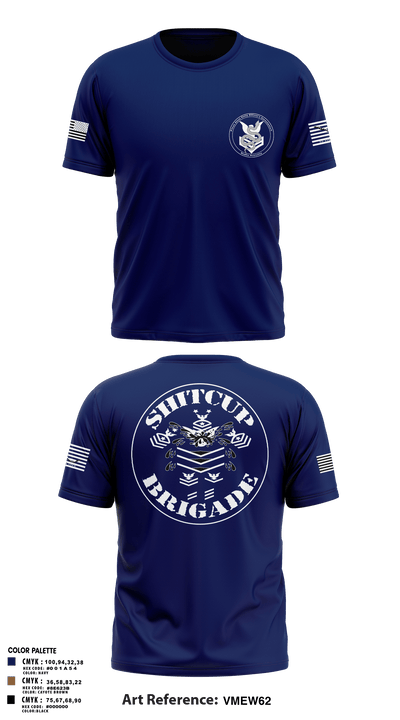 USS Patriot 22080502 Old School Cotton Feel Shirt - 1