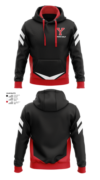 Hoodie, Yukon High School Golf, Golf, Teamtime, Team time, sublimation, custom sports apparel, team uniforms, spirit wear, spiritwear, sports uniforms, custom shirts, team store, custom team store, fundraiser sports, apparel fundraiser