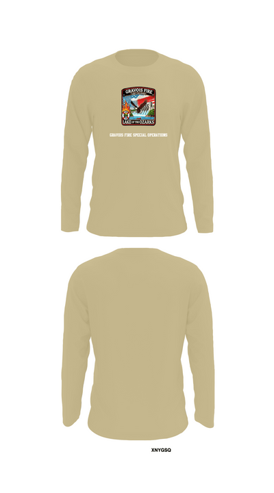 Gravois Fire Special Operations 80045989 Long Sleeve Performance Shirt 92