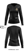 Pinnacle Martial Arts 28485454 Women's Long Sleeve V-neck Shirt - 2