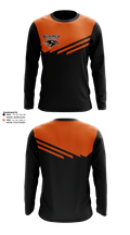 Bloomer High School Cross Country 64901687 Long Sleeve Performance Polo - 1