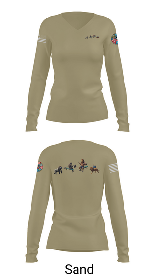 Womens Long Sleeve Vneck Shirt, One GYm, Marines, Teamtime, Team time, sublimation, custom sports apparel, team uniforms, spirit wear, spiritwear, sports uniforms, custom shirts, team store, custom team store, fundraiser sports, apparel fundraiser
