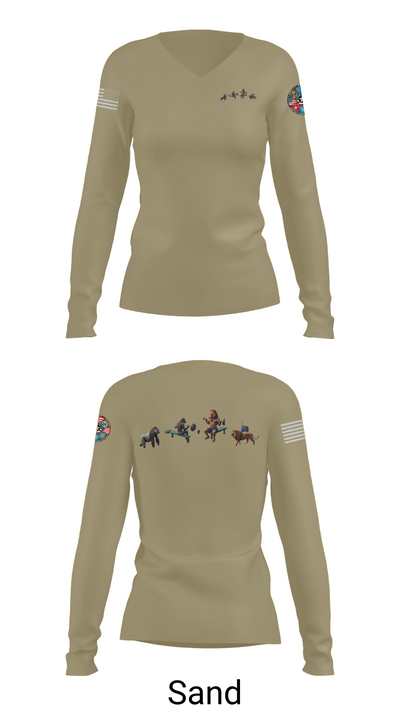 One GYm 38783624 Women's Long Sleeve V-neck Shirt - 97