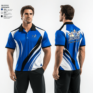 Short Sleeve Bowling Jersey, Fort Edward High School Bowling, Bowling, Teamtime, Team time, sublimation, custom sports apparel, team uniforms, spirit wear, spiritwear, sports uniforms, custom shirts, team store, custom team store, fundraiser sports, apparel fundraiser