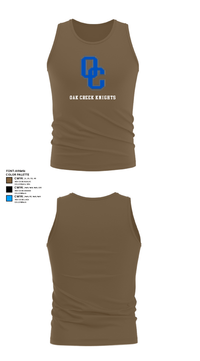 Oak Creek Knights 26467111 Tank Top - 7