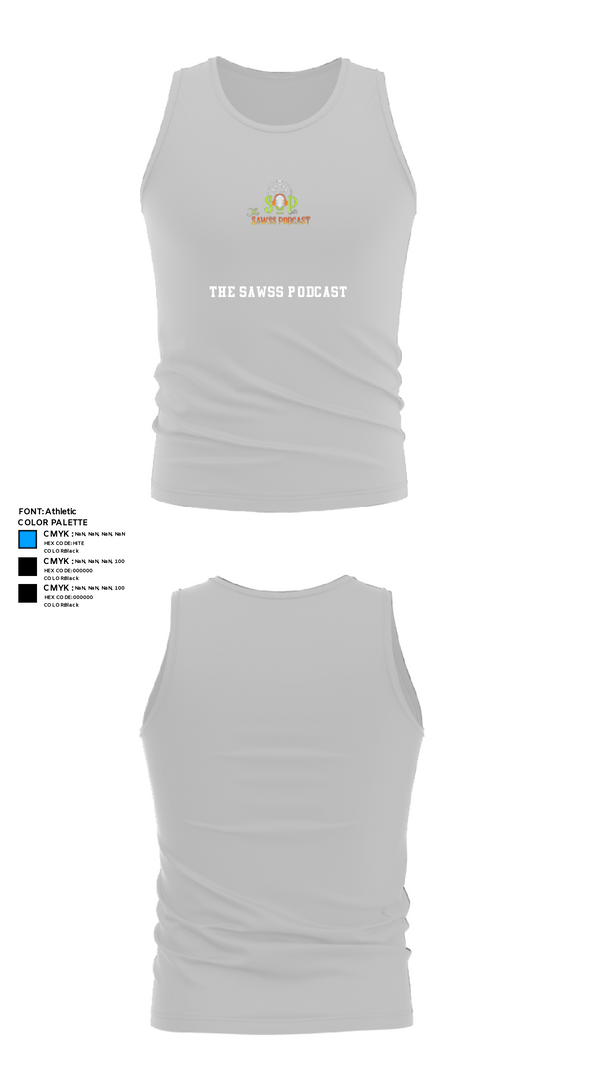 Tank Top, The sawss podcast, , Teamtime, Team time, sublimation, custom sports apparel, team uniforms, spirit wear, spiritwear, sports uniforms, custom shirts, team store, custom team store, fundraiser sports, apparel fundraiser