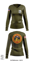Rogue Valley 54220883 Women's Long Sleeve V-neck Shirt - 103