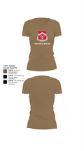 937th CEC-A, 40th BEB 9516475 Women's Short Sleeve V-neck Shirt - 4