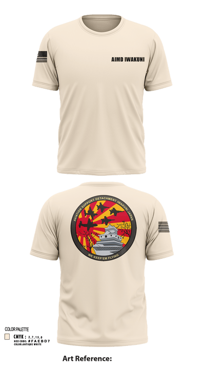AIMD Iwakuni 92315033 Short Sleeve Performance Shirt - 125