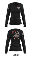 Palatine pirates 8737902 Women's Long Sleeve V-neck Shirt - 35