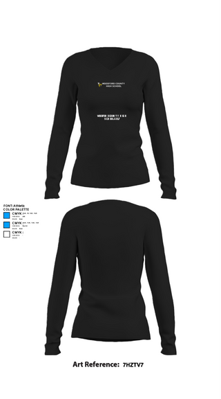 Womens Long Sleeve Vneck Shirt, Woodford County High School Golf, Golf, Teamtime, Team time, sublimation, custom sports apparel, team uniforms, spirit wear, spiritwear, sports uniforms, custom shirts, team store, custom team store, fundraiser sports, apparel fundraiser