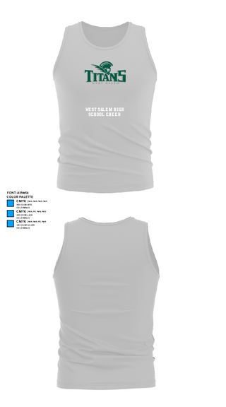 Tank Top, West Salem High School Cheer, Cheer, Teamtime, Team time, sublimation, custom sports apparel, team uniforms, spirit wear, spiritwear, sports uniforms, custom shirts, team store, custom team store, fundraiser sports, apparel fundraiser