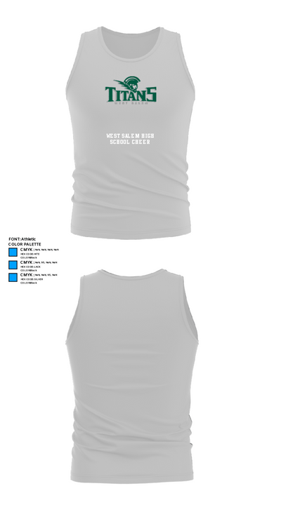 West Salem High School Cheer 17406902 Tank Top - 13