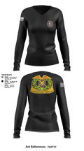 ALC 55179644 Women's Long Sleeve V-neck Shirt - 3