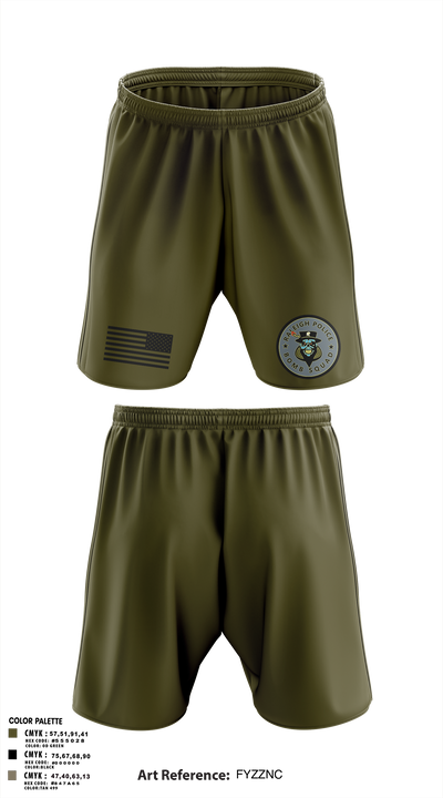 Raleigh Police Bomb Squad 92795368 Athletic Shorts With Pockets - 7