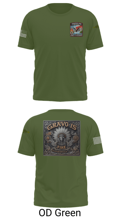 Gravois Fire Special Operations 80045989 Old School Cotton Feel Shirt - 50