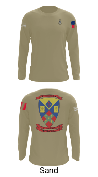 2nd battalion , 5th marines 24744641 Long Sleeve Performance Shirt - 59